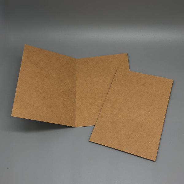 Papier Karton Kraftkarton Faltkarte A6 gefaltet
